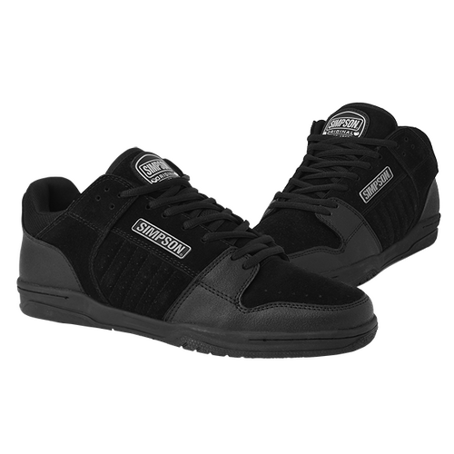 Simpson Racing Blacktop Shoes, Adult Size 14, Pair, Black
