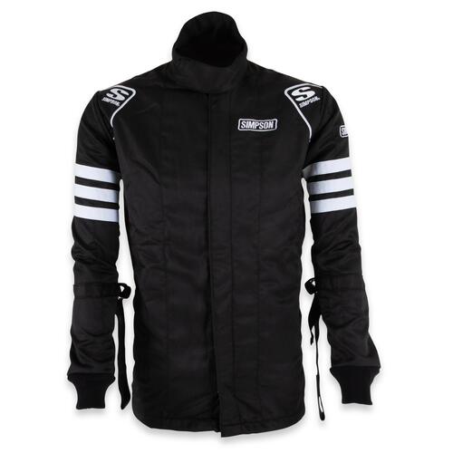 Simpson Racing Classic SFI 5 Jacket with Arm Restraint Black, Medium, Medium with Arm Restraints