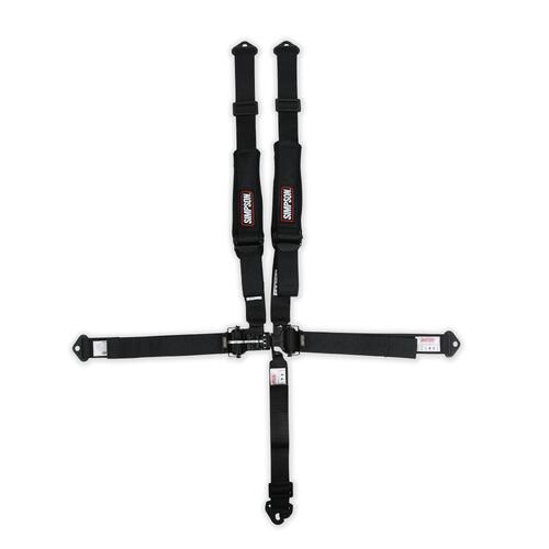 Simpson Racing Simpson Latch & Link Off-Road Harness 2" D3 Pull Down with Pads, 5-Point, Bolt in
