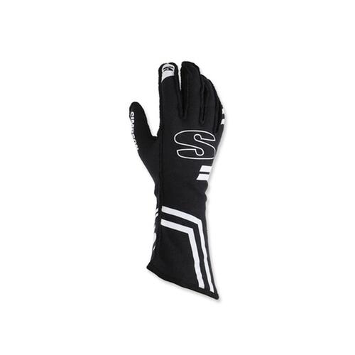 Simpson Racing Endurance Gloves, Xxtra Large, Black, SFI 3.3/5, Pair