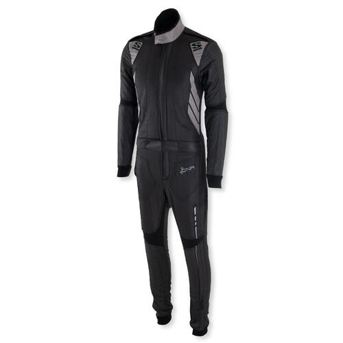 Simpson Racing DNA Slt Racing Suit, Medium, Black, FIA 8856-2018, SFI 3.2a/5, Each