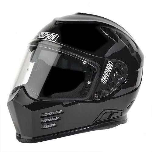 Simpson Racing Ghost Bandit Motorcycle Helmet, Large - Black