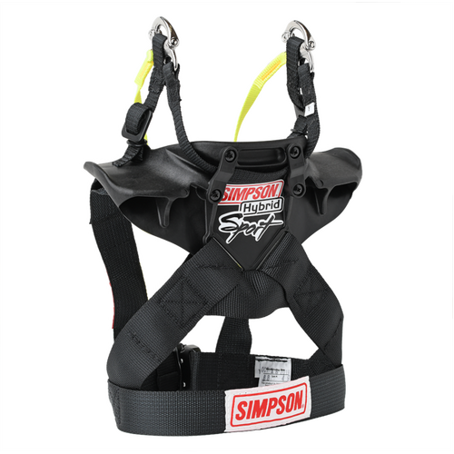 Simpson Hybrid Youth Sport Head and Neck Restraint System, Standard Quick Release & D-Ring Anchors, SFI 38.1, Child