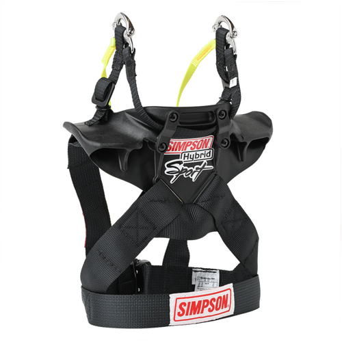 Simpson Hybrid Youth Sport Head and Neck Restraint System, M61 Quick Release/Dual End Tether Kit, SFI 38.1, Child