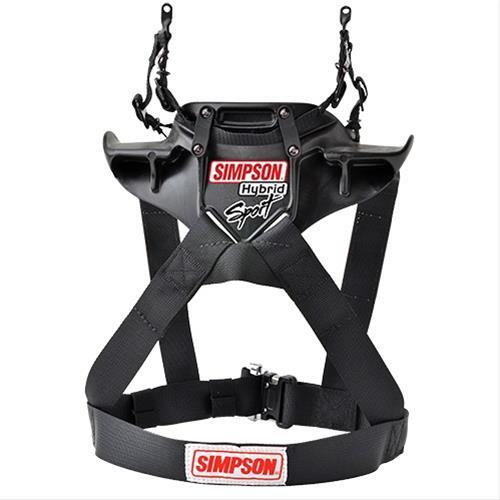 Simpson Hybrid Sport Restraints HS.XLG.11.PA.FIA Hybrid Sport X-LARGE Adjustable Sliding Tether Post Anchor Compatible