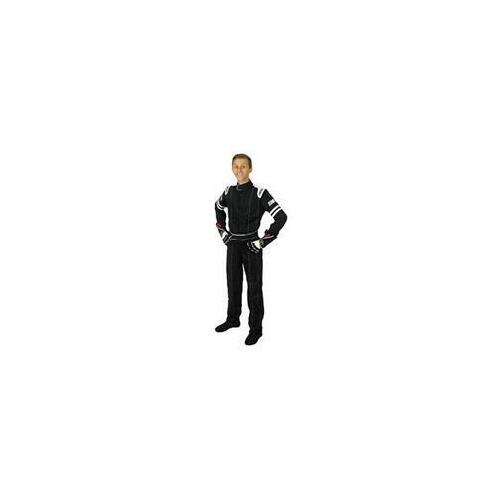 Simpson Legend II Series Youth Driving Suit, One Layer, One-Piece, Medium, Black/Black