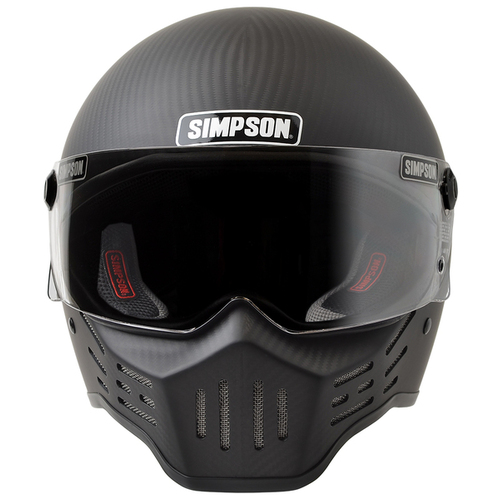 Simpson Racing M30 Motorcycle Helmet, Large, Matte Black
