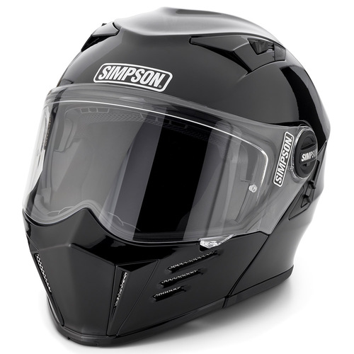 Simpson Racing Mod Bandit Motorcycle Hemlet, 1X Large, Black