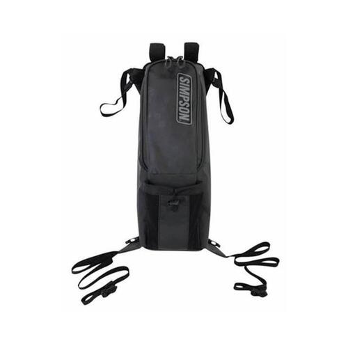 Simpson Racing Backpack, Simpson UTV Bag Universal, Black with Gray Logo