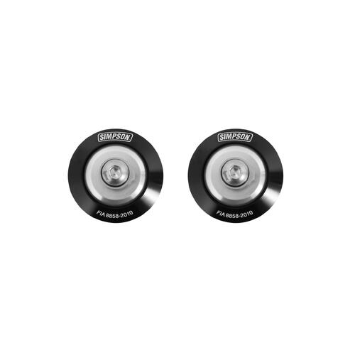 Simpson Racing Head and Neck Restraint, Post Anchors Pair, SAH Helmets