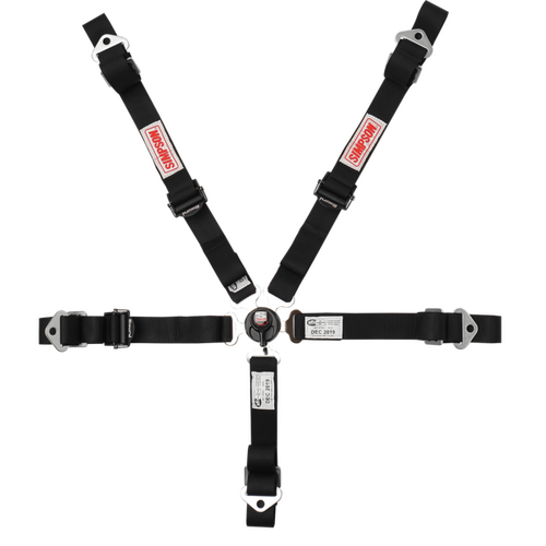 Simpson Racing Safety Harness, Simpson Jr Dragster Racing Platinum Plus 5-Point Harnesses, Camlock,