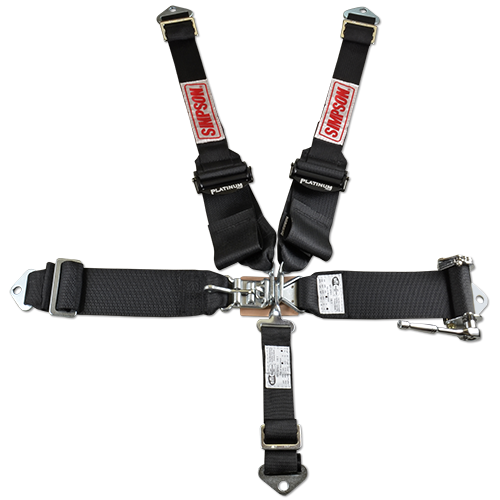  Simpson Racing Ratchet Harness, Right Side Ratchet, with Steel Adjuster