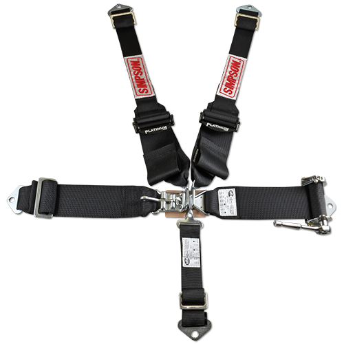  Simpson Racing Ratchet Harness, Left Side Ratchet, with Steel Adjuster