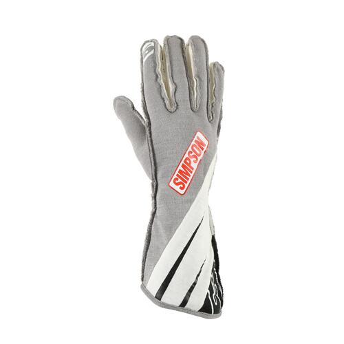 Simpson Racing Supercoil Gloves, X-Large, Alloy, SFI 3.3/5, Pair