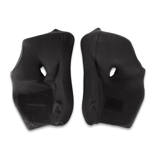 Simpson Racing SD1 Helmet Cheek Pad Set 1", 2 Cheek Pads, 1" Thick, Black