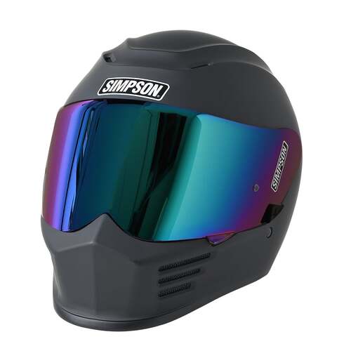 Simpson Racing Speed Bandit Motorcycle Helmet Small - Matte Black