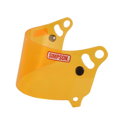 Simpson Racing Helmet Shield, Helmet Replacement Shields, Amber, Viper, Each