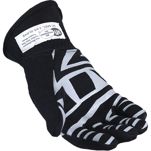 Simpson Racing Driving Gloves, Young Gun Glove Small Black