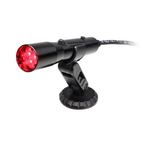 Sniper Standalone Shift Light, Black Tube, Red LED Direct Wire Connection