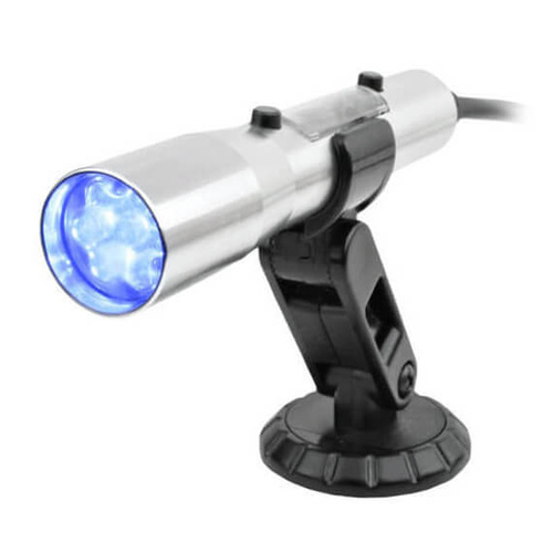 Sniper Standalone Shift Light, Silver Tube, Blue LED Direct Wire Connection