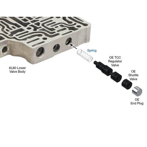 Sonnax Tcc Regulator Valve Spring, GM, 6L45, 6L50, 6L80 Commodore VE-VF 6L80E, 6L90 Commodore VE-VF LSA