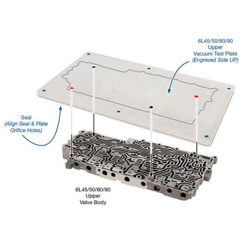 Sonnax Vacuum Test Plate Kit, GM, 6L45-6L90 Commodore VE-VF LSA, Each