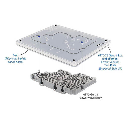 Sonnax Vacuum Test Plate Kit Seal, 6T70/75 Gen I & Ii, 6F50, Each