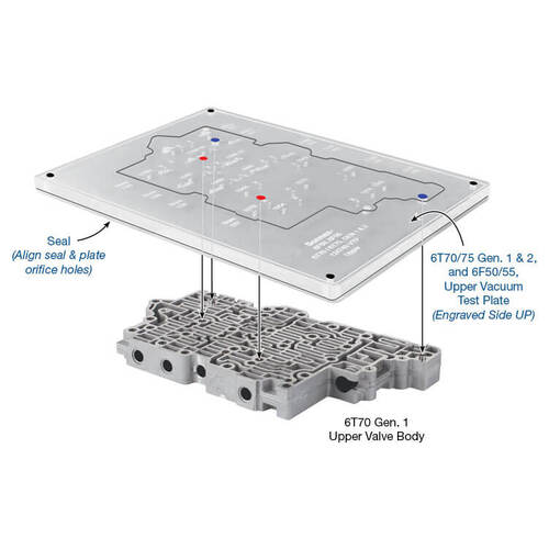 Sonnax Vacuum Test Plate Kit, Ford, 6T70/75 Gen I & Ii, 6F50, Each