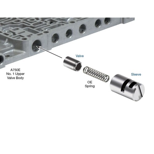 Sonnax Lockup Control Plunger Valve Kit, A750E/F, A761E, A960E/F, Each