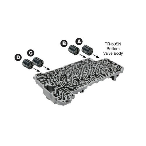 Sonnax Accumulator Piston Kit, Aisin Aw, 09D/G/K/M, 6F21Wa, Tf-80/81Sc, Each