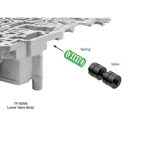 Sonnax Oversized C1/K1 Clutch Control Valve Kit, Aisin Aw, O9G/K/M, 6F21Wa, Tf-60Sn/80/81Sc, Each