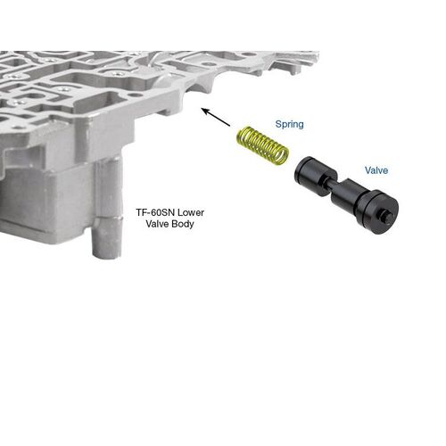 Sonnax Oversized K2 Clutch Control Valve Kit, Aisin Aw, 09G, 09K, 09M, 6F21Wa, Tf-60Sn, Each