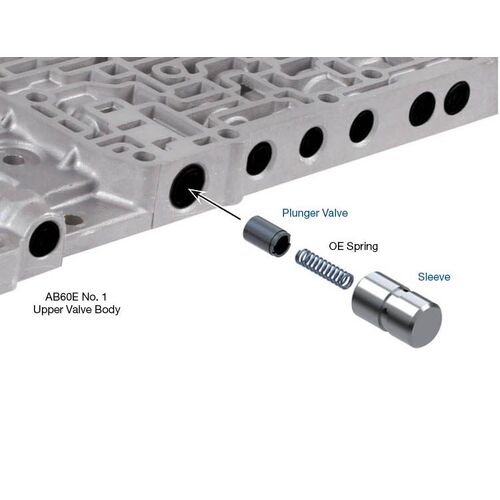 Sonnax Lockup Control Plunger Valve Kit, A760E/F/H, Ab60E/F, Each