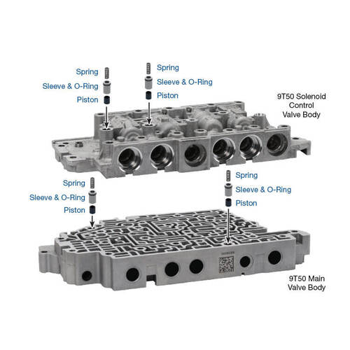 Sonnax Piston Kit, Signal Damper, Gm 9T45/50/60/65