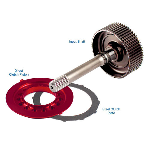 Sonnax Smart-Tech® Input Shaft & Piston Kit, Chrysler, Chrysler A727, 67-77 Non-Lu, Each