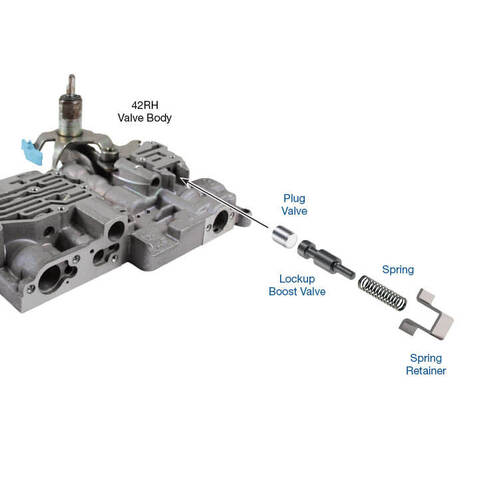 Sonnax Oversized Lockup Boost Valve Kit, Chrysler, 42Rh/Re, 46Rh/Re, 47Rh/Re, 48Re, Each