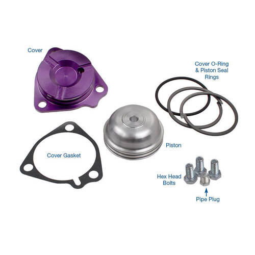 Sonnax Servo Piston & Cover Kit, GM, Powerglide, Purple, Each