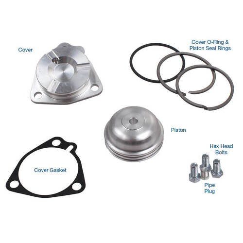 Sonnax Servo Piston & Cover Kit, GM, Powerglide, Non-Anodized, Each