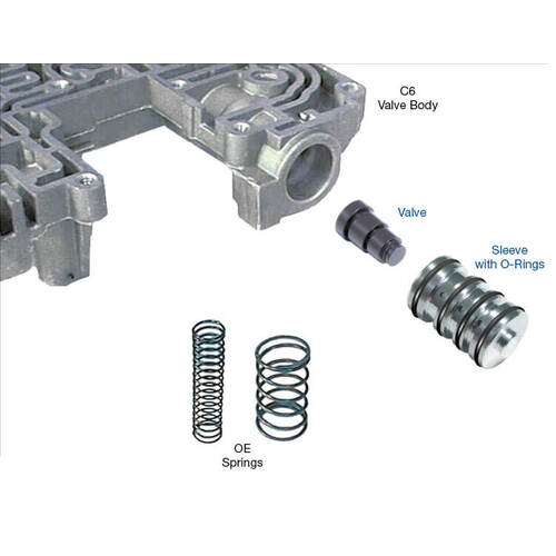 Sonnax Boost Valve Kit, Ford, Fd C6 Diesel-Ratio, Each