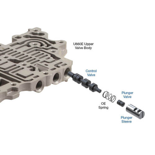 Sonnax Oversized Lockup Control Valve Kit, U660E, U660F, Each