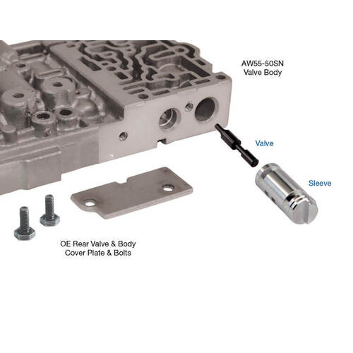 Sonnax Lockup Relay Control Valve Kit, Aisin Aw, Aw55-50Sn, Aw55-51Sn, Each