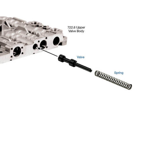 Sonnax Oversized Lubricating Pressure Control Valve Kit, Mercedes 722.6, Each