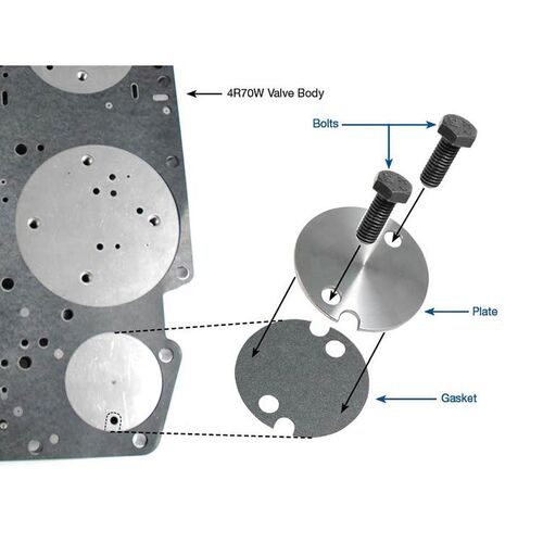 Sonnax Valve Body Retainer Plate Kit, Ford, 4R70E/W, 4R75E/W '01-Later, Each