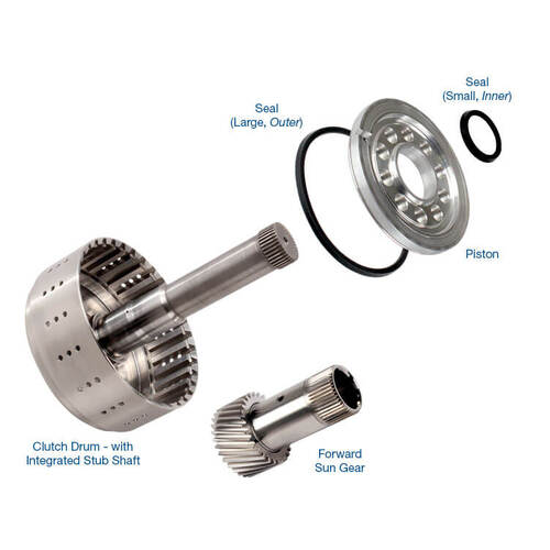Sonnax Smart-Tech® Direct Clutch Drum & Shaft Kit, Ford AODe 30-T, Each