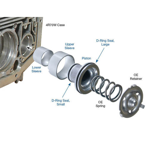 Sonnax 2-3 Accumulator Piston Kit, Ford, AOD/E, 4R70E/W, 4R75E/W, Each