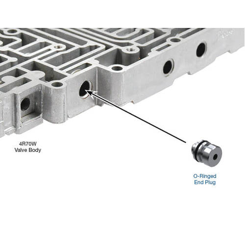 Sonnax O-Ringed 3-4 Shift Valve End Plug Kit, Ford, AODe, 4R70W, 4R70E, 4R75W, 4R75E, Each