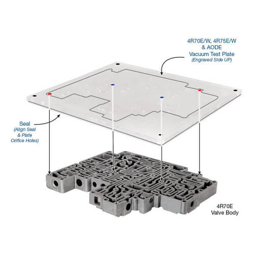 Sonnax Vacuum Test Plate Kit Seal, Ford, AODe, 4R70W/E, 4R75W/E, Each