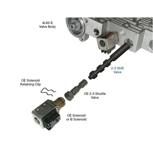 Sonnax Heavy Duty 2-3 Shift Valve, GM, 4L60-E, 4L65-E, 4L70-E, Each