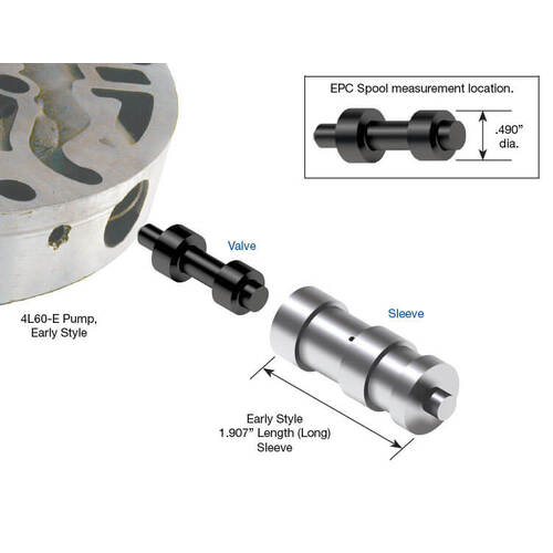 Sonnax Boost Valve Kit, GM, 4L60E, 4L65E, 4L70E Early Design, Each