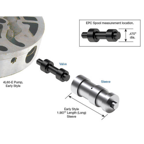 Sonnax Boost Valve Kit, GM, 4L60E, 4L65E Early Design, .470, Each
